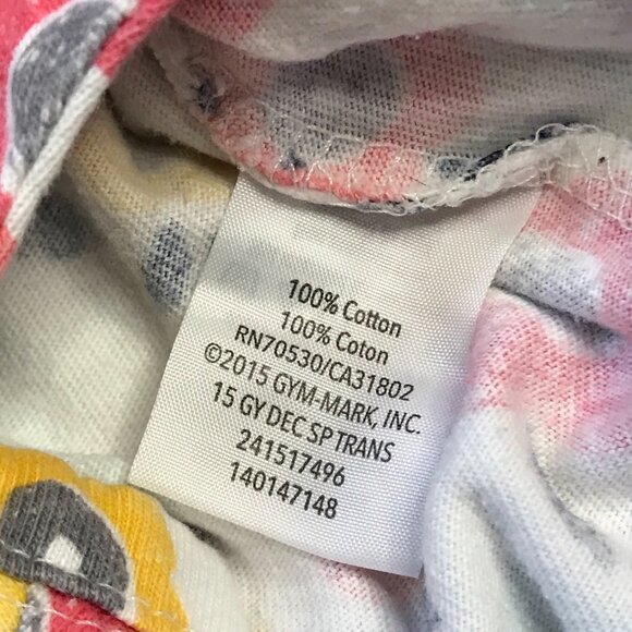 Gymboree Knit One Piece Outfit Baby Size 12-18M Multicolor Floral Print Cotton - Picture 5 of 10